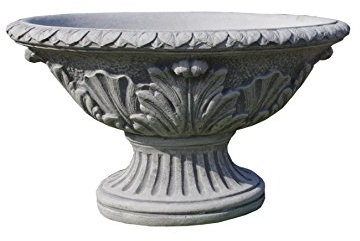 Antikes Wohndesign Steintopf Pflanzschale Blumenkübel Pflanzkübel Amphoren Schale Blumentopf 124KG