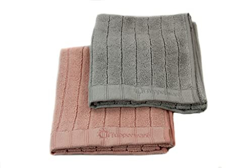 TUPPERWARE Microfibra Paño para la Vajilla limpieza gris + rosa - hecho de material reciclado 38541