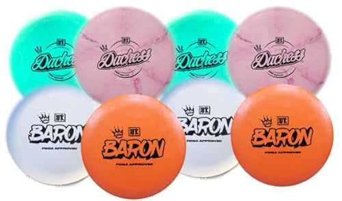 Disc Golf UK Family Set - 4 putters, 4 midranges