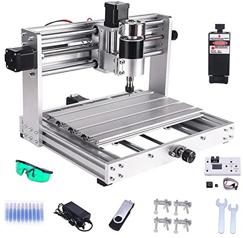 CNC 3018 MAX DIY Machine De Gravure À 3 Axes, GRBL Commande, Graveur À Bois Avec Contrôleur Hors Ligne, Kit De Fraiseuse Router Graveuse Plastique Acrylique Bois PCB Et PVC,5.5W