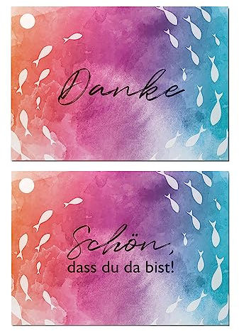 younikat Anhänger-Set 60 Stück - 30x Danke - 30x Schön, DASS du da - dv1212 | younikat Anhänger-Set 60 Stück - 30x Danke - 30x Schön, Konfirmation und Firmung, 350g/m² Karton, Format 7,4 x 5,2 cm, 2 cm