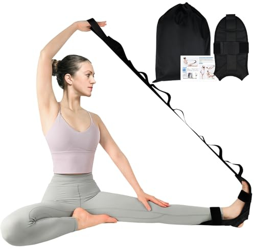 Peaken Flexstrap Yoga Stretching Strap with 7 Adjustable Loops