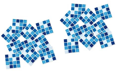 HOMSFOU 2sets -öl 3d Aufkleber Mosaik Muster Pvc Aufkleber Für Schlafzimmer Wohnzimmer Wohnkultur 15 Stücke * 2