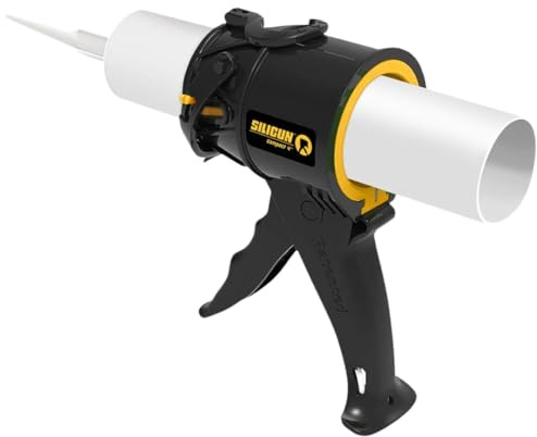SILIGUN™ Gen-3 Compact Caulking Gun - No Drip Caulk Gun - Patented Design - Lightweight ABS Frame