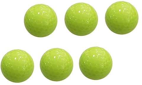 EXHUMKY 6stücke Fluoreszierender Golfball Leuchtender Ball Für Nachttraining Automatische Licht-absorbierende Bälle Wiederverwendbar Sichtbarkeit Bei Golf Am Abend