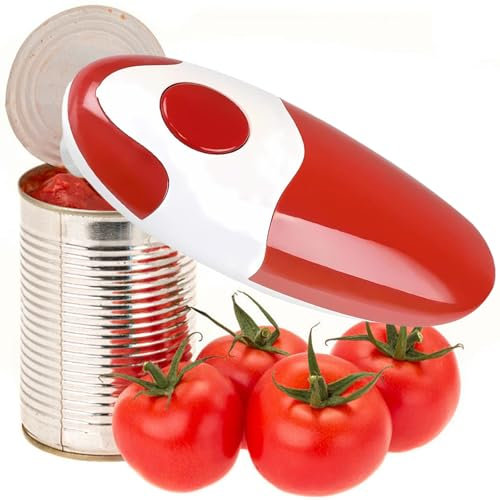 Abrelatas eléctrico, abrelatas eléctrico, abrelatas para manos de artritis, abrelatas del Reino Unido, abrelatas eléctrico para ancianos, fácil de usar, abrelatas portátil para cocina, camping,