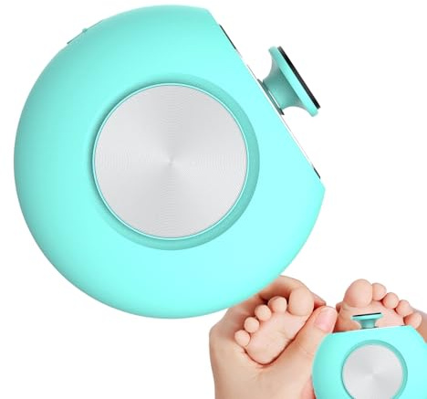 Tagliaunghie elettrico – Tagliaunghie alimentato a batteria, tagliaunghie portatile, tagliaunghie sicuro, lucidatore liscio, strumento compatto per unghie portatile, tagliaunghie ricaricabile per