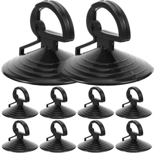SHINEOFI Extractor de Forma Fácil y Segura 10 Piezas de Bombillas Ventosa de Silicona Negra Compacto y Transparente para Quitar Lámparas