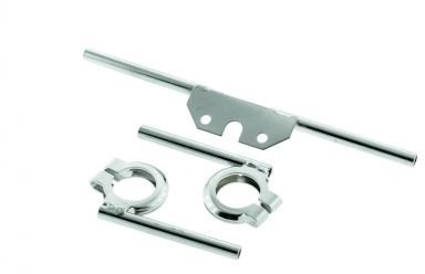 Blinkleuchtenträger Set f. Miniblinker LED passend für Simson S51 S50 Chrom