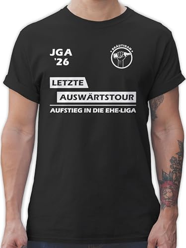 Shirtracer - T-Shirt Herren - Männer - Letzte Auswärtstour JGA 2026 I Bräutigam Junggesellenabschied