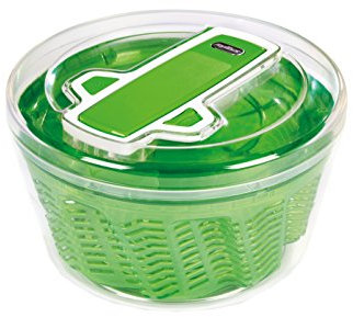 Zyliss E940014 Swift Dry Centrifugadora de Lechuga, Plástico, Blanco, Escurridor Para Ensaladas y Verduras, Apto Para Lavavajillas