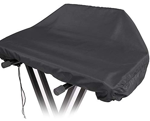 fasient1 88 Tasten Klaviertastaturabdeckung, wasserdichte Staubschutzabdeckung für Digitalpiano Keyboard mit Schnurverriegelung, für elektronische Keyboards, usw.