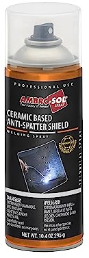 Ambro-Sol W508 Anti-spruzzi per saldatura in ceramica, previene la corrosione, protegge dall'umidità, evita l'incollaggio di scorie di saldatura, spray in ferro bianco, riciclabile, 400 ml