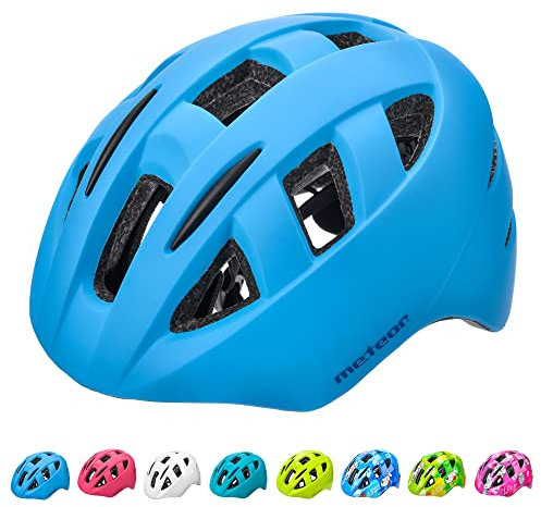 meteor® Fahrradhelm Kinderhelm BMX Kinder-Helm MTB kinderfahrradhelm Downhill rennradhelm Mountain-Bike Inliner Roller Skater BMX fahradhelm Scooter Kinder Helmet