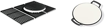 Enders SWITCH GRID Rost-in-Rost System Aus Gusseisen für Gasgrill Chicago 3-Brenner & Pizzastein Mit Halter, 7790