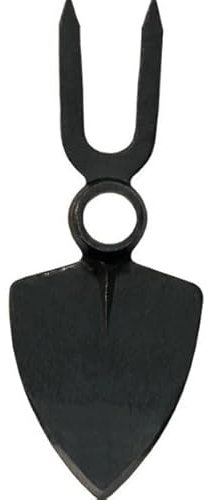 La zappa Zappetta con punta a cuore con bidente in acciaio forgiato 550 gr