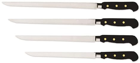 Lioninox iberico Schinkenmesser mit Zwinge starre Klinge Holzgriff