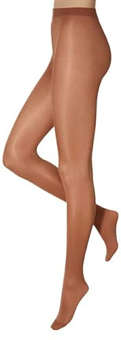 Lieblingsstrumpf24 2 Tanzstrumpfhosen Ballett Aerobic Yoga Strumpfhose 70den Profi Skin mit Glanz (M,)