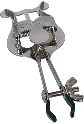 ROCKSTAR MUSIC - Atril de Metal con Pinza para Trompeta, 9112 Ideal para Partituras Mano de obra exquisita: compacto y liviano, fácil de transportar, conveniente y práctico.