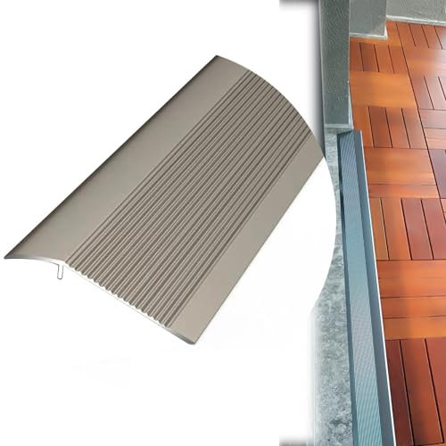 Übergangsschiene Selbstklebend Übergangsleiste Laminat Abschlussleiste, Übergangsprofil für Teppich Boden, Ausgleichsprofil, Bodenschiene, Höhenausgleichsprofil, Bodenübergangsstreifen ( Color : D , S
