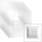 BlueXP 12 Piezas Protector pared Interruptor Luz Unica Forma Cuadrada Transparente Placas de Cubierta de Interruptor de Luz Dobles Acrílico para Dormitorio Salón Enchufes y Interruptor