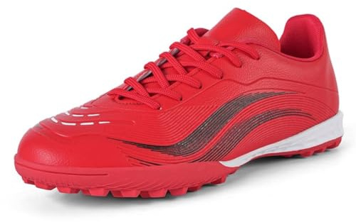 Xinghuanhua Chaussures de Football pour Hommes Chaussures à Crampons Chaussures Basses antidérapantes Chaussures de Sport pour Enfants Chaussures de Football Professionnel d'entraînement en extérieur