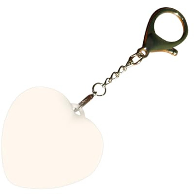 Générique Lampe de sac à main pour femme, lampe de poche portable, lumière à détection tactile en forme de cœur haute luminosité pour portefeuilles, sacs à main, copines, sœurs, filles, couples