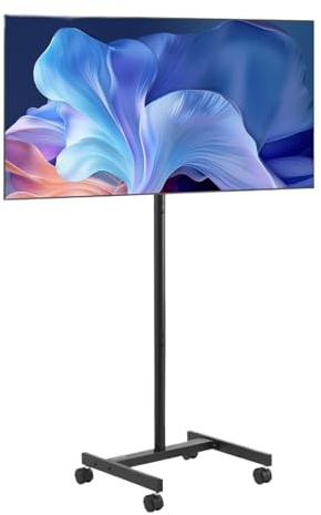 Compatible For VEVOR, Rolling TV Stand Mobile TV Cart Suit For Various Sizes TV Portable TV Stand With Wheels For Living Room Bedroom Office.(Tripod)