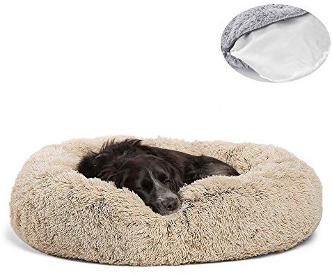 Maran Hundebett Grosse Hunde Hundebett Abnehmbarer Bezug mit Reißverschluss,waschbares Flauschiges Haustierbett für mittelgroße bis extra große Hunde