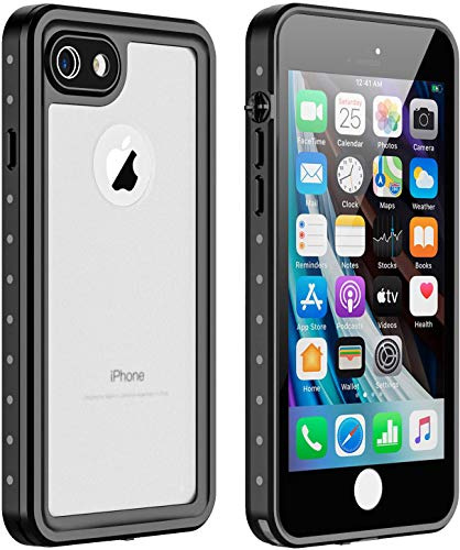 AICase wasserdichte Schutzhülle für iPhone SE 2020, wasserdichte Schutzhülle für iPhone 7, IP68 wasserdicht, stoßfest, Full Body mit integriertem Displayschutz, wasserdicht, Schutzhülle für iPhone SE