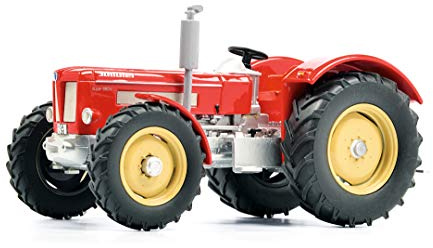 Schuco Schlüter 950 V, Traktor, Modellauto, Limited Edition 500, Maßstab 1:32, Resin, rot
