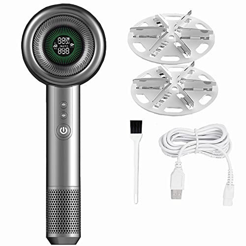 angroups Quitapelusas Electrico, Removedor de Pelusa USB Recargable con Cepillo de Limpieza y Orificios de Malla de Panal de 4 Tamaños, Profundidad de 5 Engranajes, para Todo Tipo Prendas