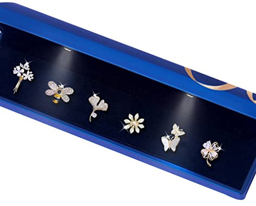 C SS CC Broschen Elegante Broschen mit Kristallen for Frauen, 6 Pack Brosche Pin Geschenkbox Geschenke for Mama Damen Geburtstag Hochzeit Prom Schmuck Corsage Blume Anstecknadeln Für Damen