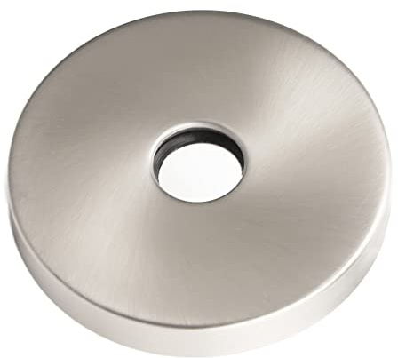 Grande flangia per braccio doccia, in acciaio inox 304, piastra rosetta per tubo G1/2 a casa (spazzolato)