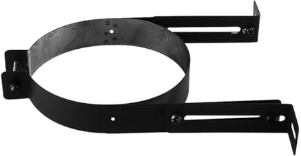 Laroal Support de Tuyau de cheminée, Collier de Serrage pour Conduit de cheminée, Support Mural, Fixation de cheminée, Support de Tuyau de poêle, Support de Tuyau de cheminée (diamètre 15 cm)