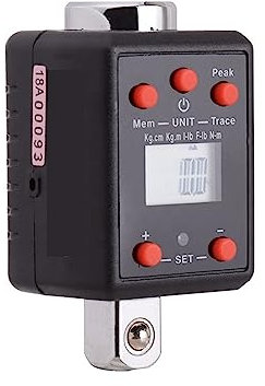 Chiave Dinamometrica Digitale, Adattatore di coppia digitale ad alta precisione 1.5-1000nm 1/4 3/8 1/2 3/4 Specifica Utensili manuali for chiavi dinamometriche regolabili per Riparazioni Automobilisti