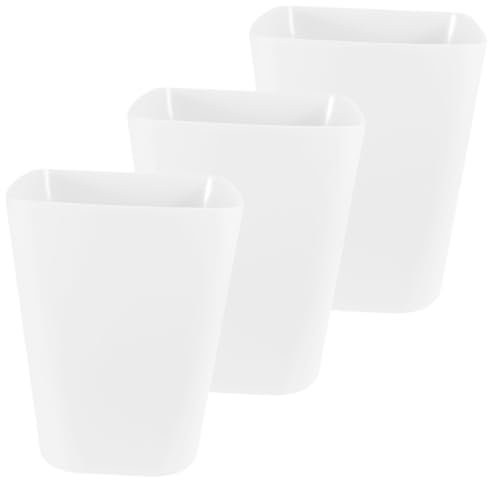 Happyyami 3stücke Teiliges Mülltonnen Großem Fassungsvermögen Praktische Abfallbehälter Für Küche Bad Und Büro Robustem Material Einfach Zu Reinigen Für