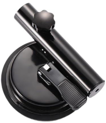 FewNvWa Suction Cup Style Flagpole Bracket Flagstaff Support Wind Resistant Easy to Install Flag Staff Bracket for Car SUV ATV Camper , Small