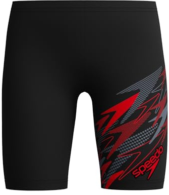Speedo Medley logotyp badbyxor, svart, 15-16 år