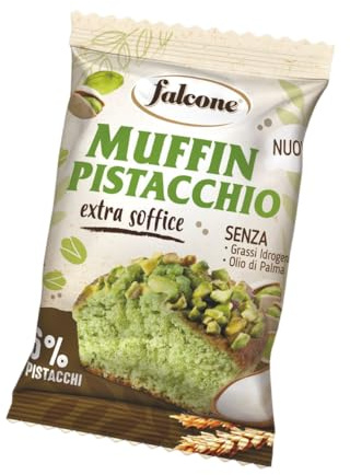 Falcone Dolciaria Snack Dolci - 30 MUFFIN PISTACCHIO - Merenda e Colazione Hotel - Albergo - Bed and Breakfast e Case Vacanza - Made in Italy