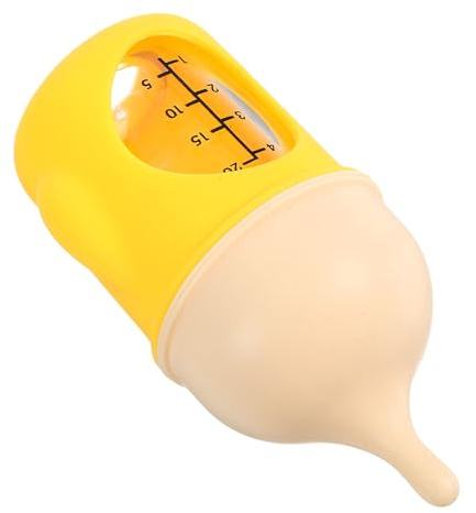 HOLIDYOYO Biberon pour Animaux -nés 20ml en Silicone Léger Structure, Adapté aux Chatons et Chiots pour Usage en Animalerie Domicile