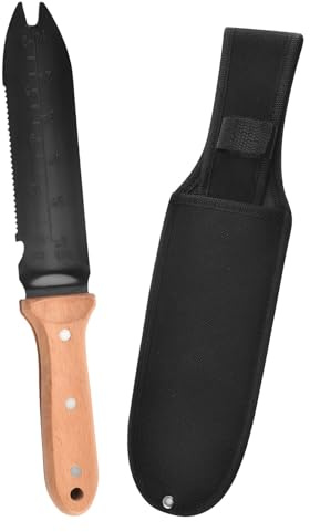 Pala a Mano - Acciaio Inossidabile Ergonomico Con Borsa Di Conservazione | Manuale Per Giardinaggio E Piantumazione - per Diserbo Piantumazione Scavo Cortile Terrazzo Casa Uomo Donna