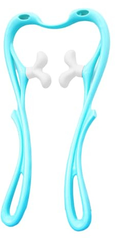 Masajeador de cuello portátil – manual compacto, dispositivo de terapia de | puntos desencadenante, herramienta de masaje relajante de hombros | Dispositivo de del dolor para burea