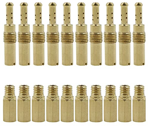 Kit Boquilla Principal Auxiliar carburador - 20PCS Chorro Lento/Piloto Metal Duradero Ligero Coche Automotriz Cuidado de Moto Juego para carburador, cuidado las ruedas del coche OKO CVK Keihin PWK