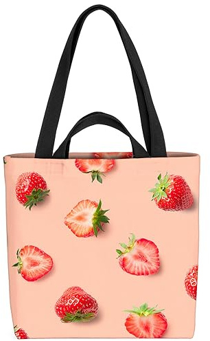 VOID Erdbeeren Essen Küche Pool Tasche 33x33x14cm,15l Einkaufs-Beutel Shopper Einkaufs-Tasche Bag