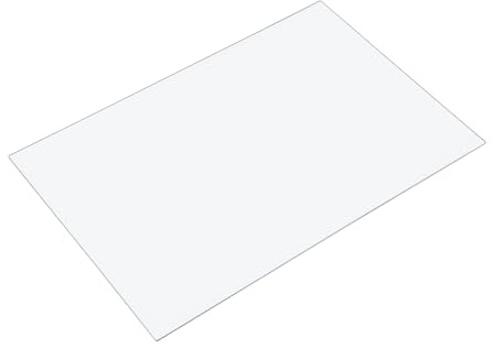 Reliapart Fridge Glass Storage Shelf 445 x 300 mm Compatible for Grundig GKF15810 GKF35810 GKN4582VPZ Clear Glass Replacement to Restore Fridge Space 5770720100 Universal Refrigerator Interior Shelf
