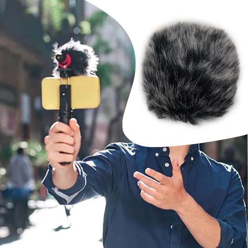 Windschutzscheiben-Muff, für Lavalier-Mikrofon, 5, 12, 15 mm Durchmesser, Windschutz, reduziert Windgeräusche für den Außen- und Innenbereich (A)