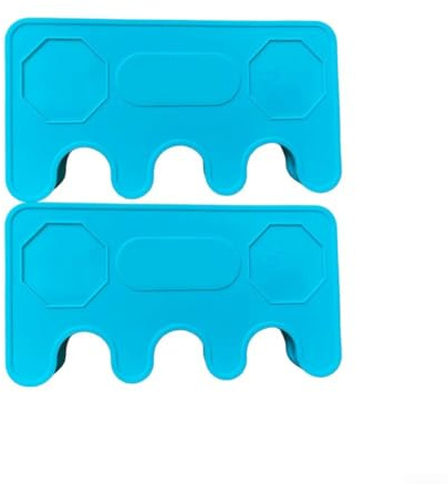 Deux supports de queue de billard avec dos antidérapant, compatibles avec la pêche et le golf, accessoire pratique et portable pour une utilisation sur table de billard (bleu)