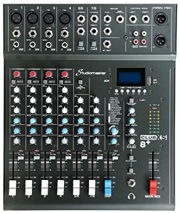 Studiomaster Club XS 8+ - Mezclador de 6 canales