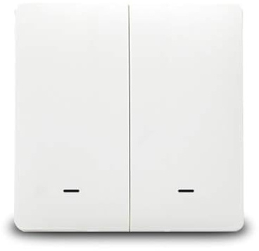 Yagusmart Zigbee Smart Wall Light Switch, Neutral Wire Optional, Need to Work with Tuya Zigbee hub, Compatible with Alexa and Google Home, IFTTT, App Remote Control, Timing Function(2 Gang)